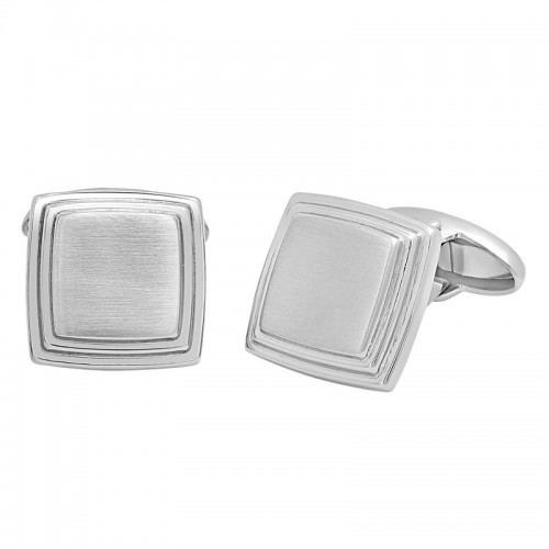 Stainless Steel Square Cufflinks