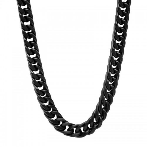 Black Matte Finish Stainless Steel Curb Link Fashion Chain