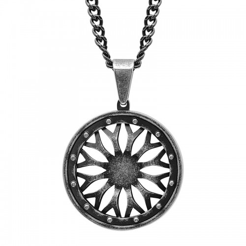 Stainless Steel Wheel Pendant