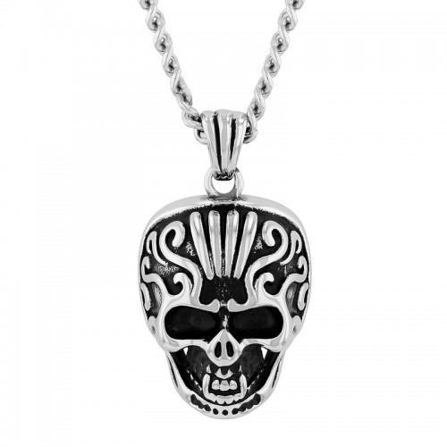 Stainless Steel Skull Pendant