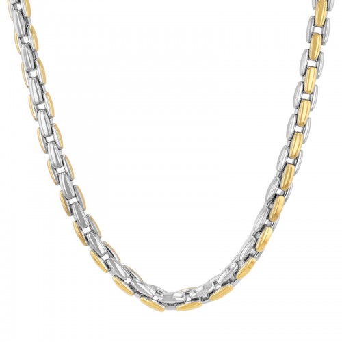 High Polish Yellow FInish Stainless Steel Chain