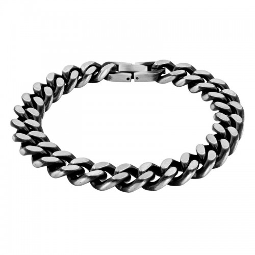 Men's Curb Link Stainless Steel Bracelet