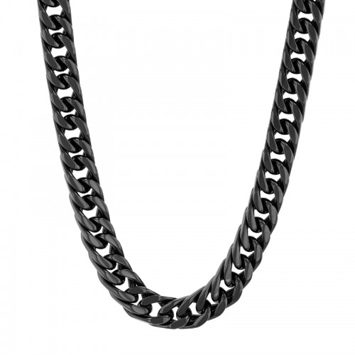 Stainless Steel Black Finish High Polish Curb Chain