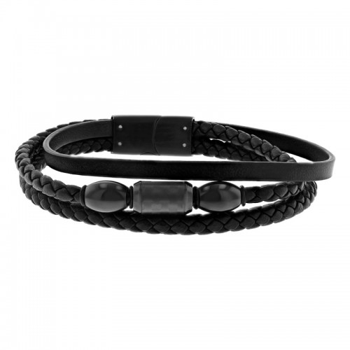 Stainless Steel w/ Black Finish Bracelet