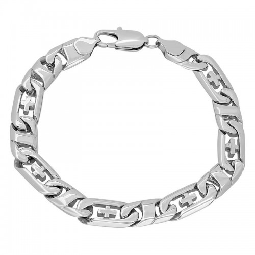 Men's Stainless Steel Curb Link Chain Bracelet