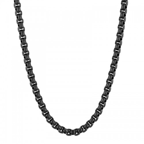 Stainless Steel Black Finish Chain